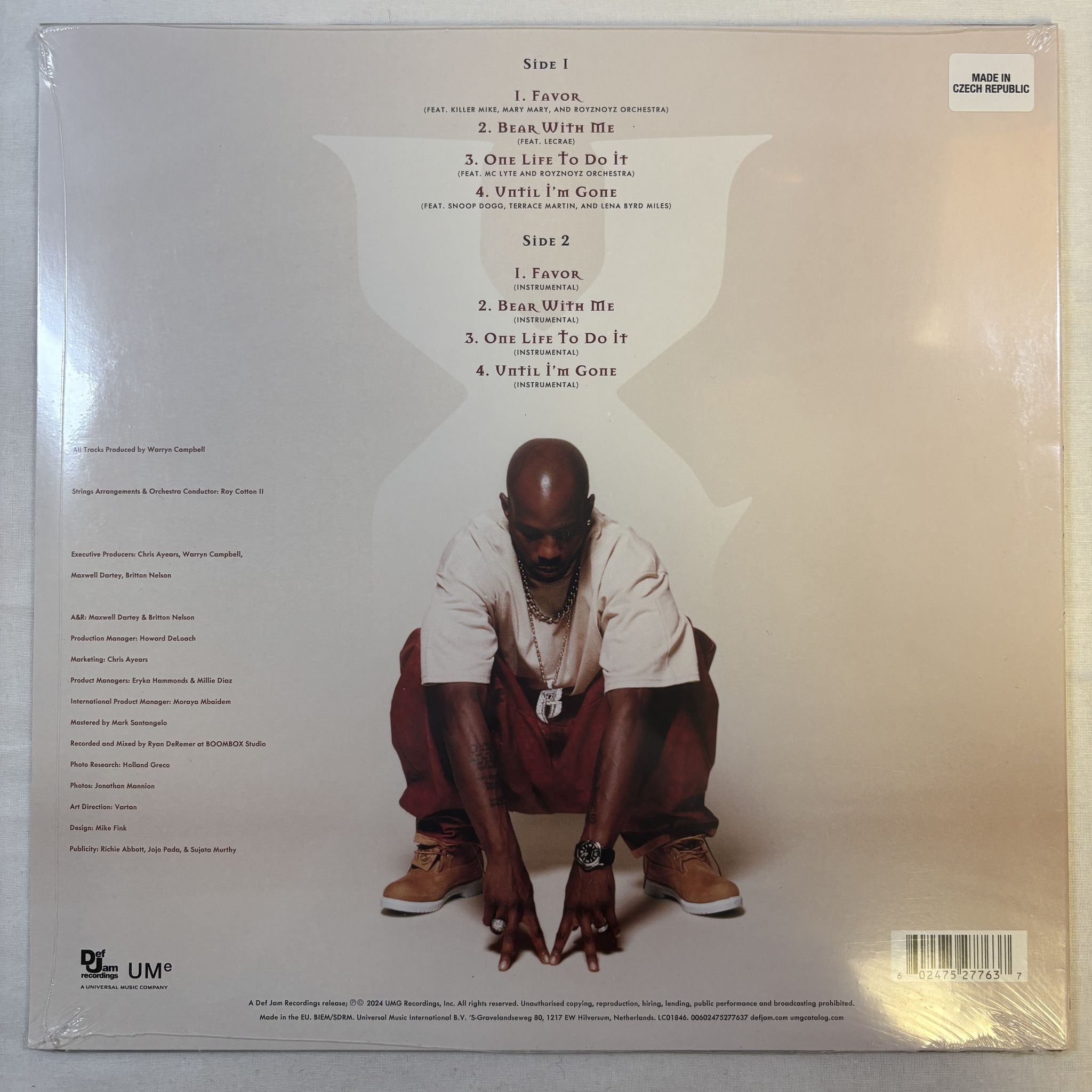 Omslagsbild för skivan DMX Let Us Pray: Chapter X LP Def Jam Recordings 00602475277637