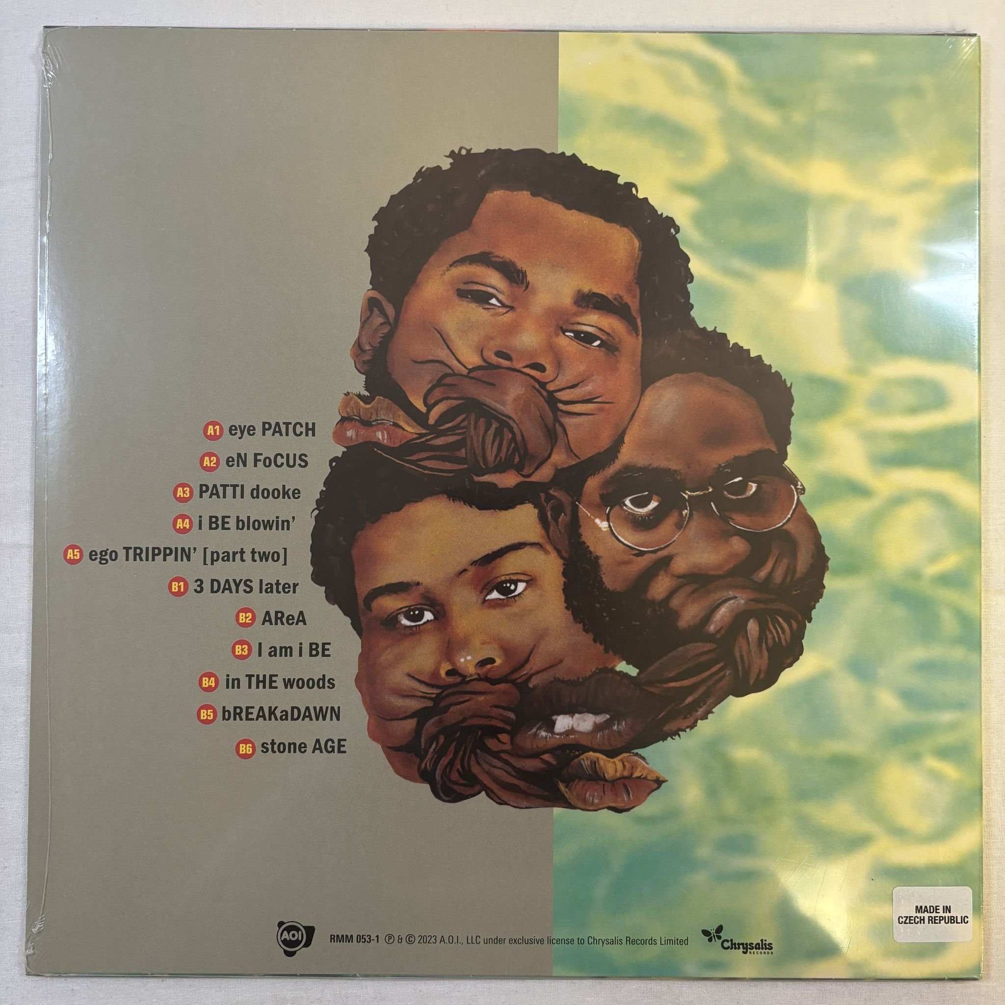 Omslagsbild för skivan DE LA SOUL Buhloone Mind State LP AOI Records RMM 053-1