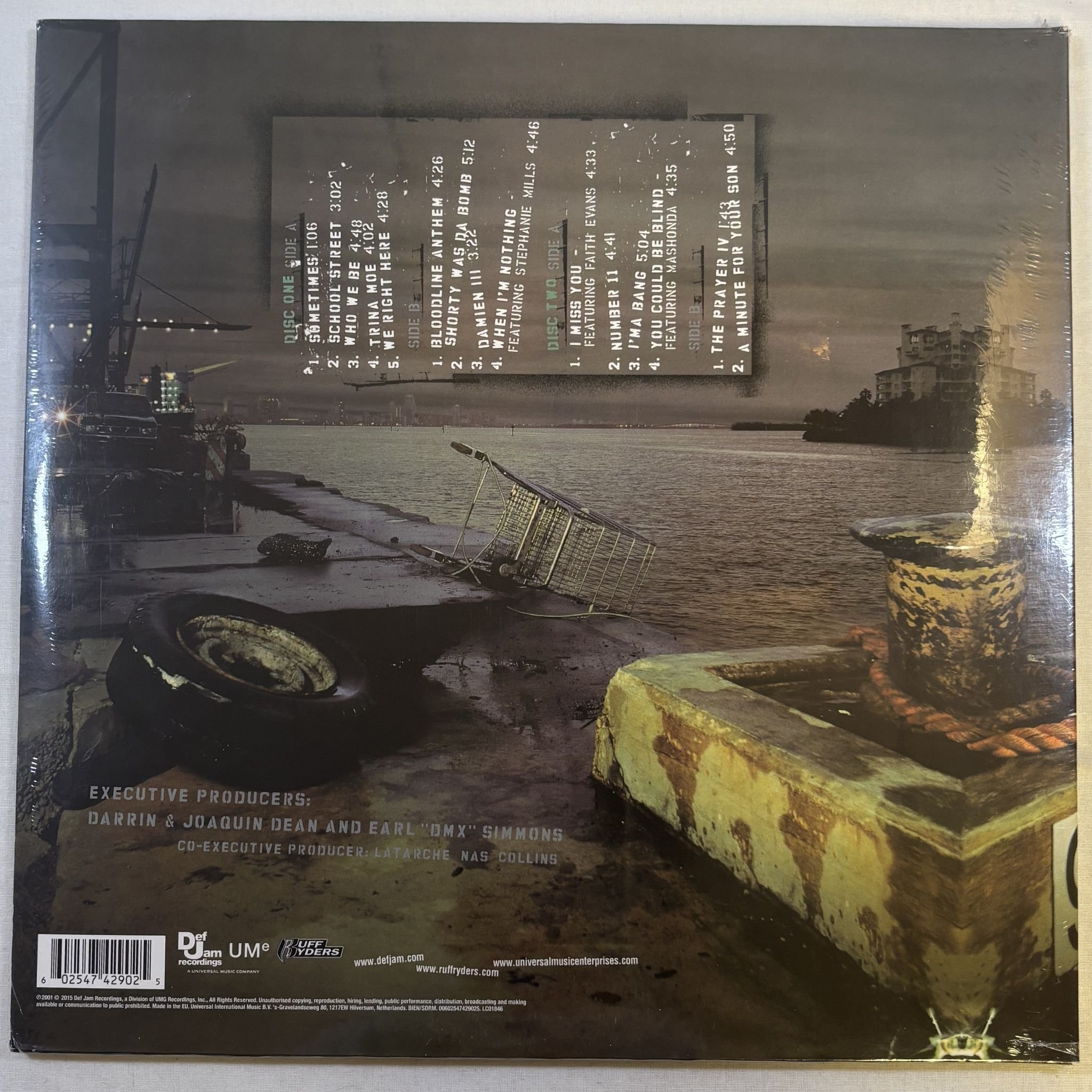 Omslagsbild för skivan DMX The Great Depression 2xLP Def Jam Recordings 00602547429025