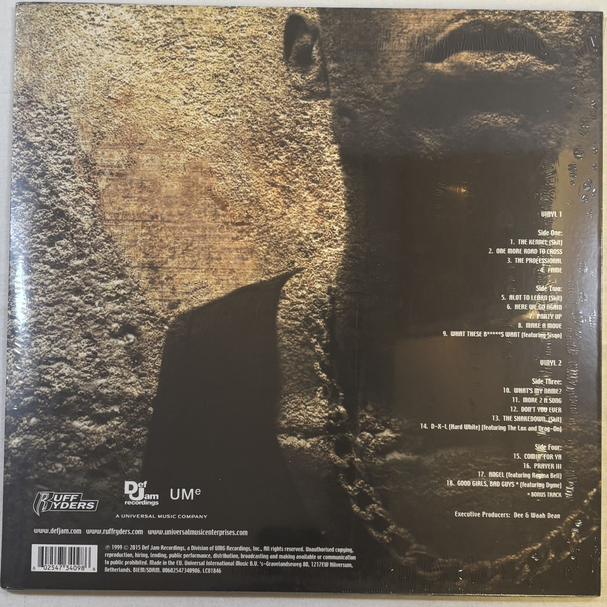 Omslagsbild för skivan DMX And Then There Was X 2xLP Def Jam Recordings 00602547340986