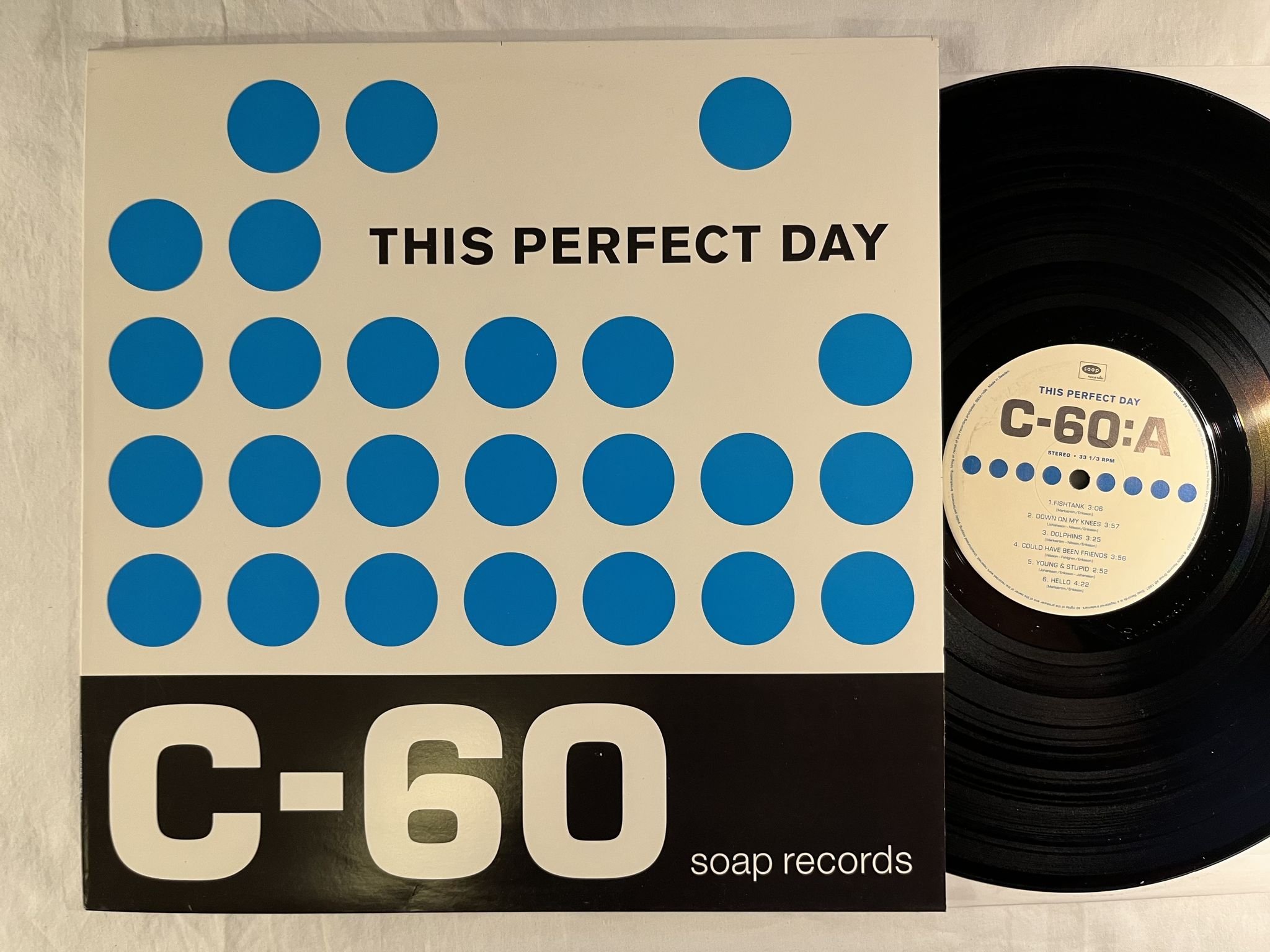 Omslagsbild för skivan THIS PERFECT DAY C-60 LP -97 soap records SNAPLP26 *** Indie ***