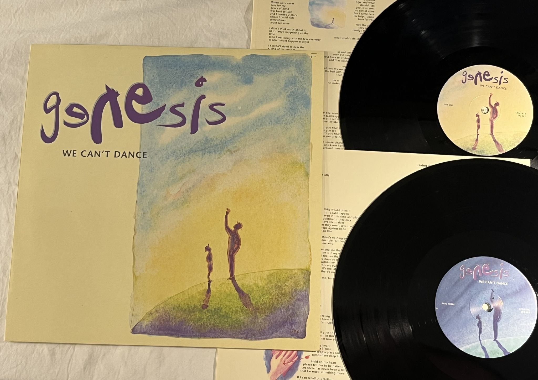 Omslagsbild för skivan GENESIS We Can't Dance 2xLP -91 VIRGIN 212082