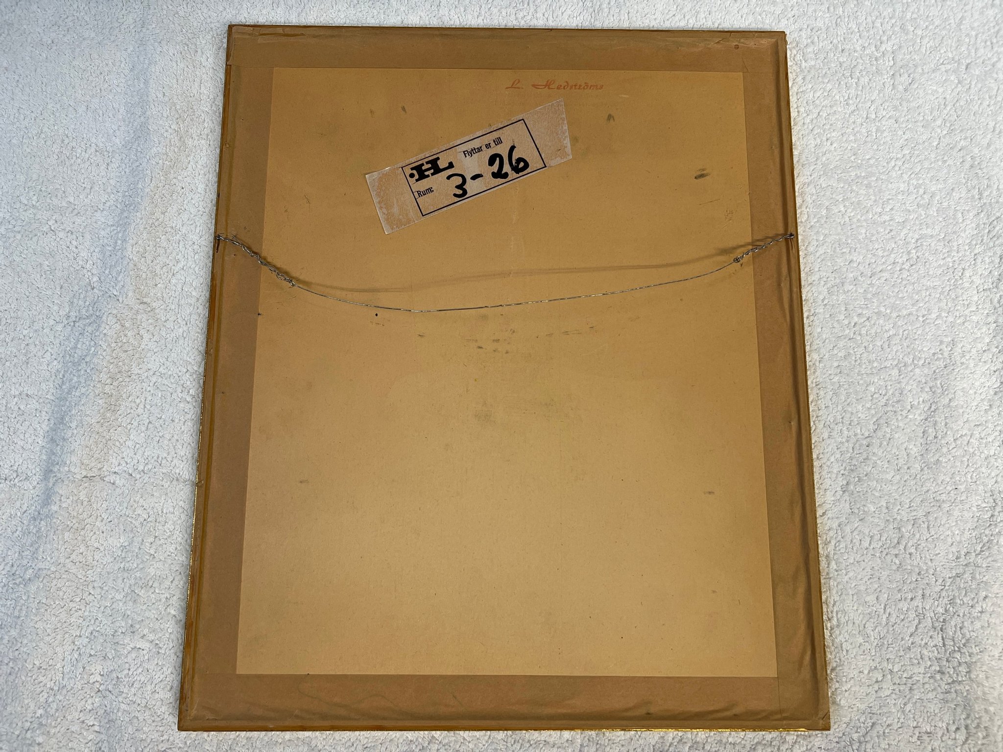 Omslagsbild för skivan LED ZEPPELIN III Inramad Guldskiva LP ATL SD 7201 ** Super rare gold record **