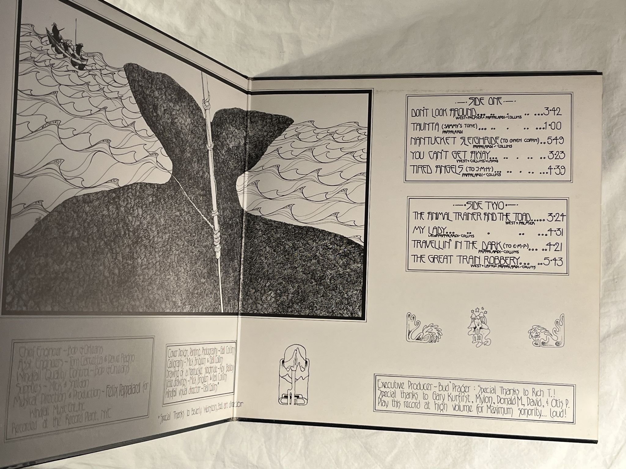 Omslagsbild för skivan MOUNTAIN nantucket sleighride LP -71 UK ISLAND ILPS 9148
