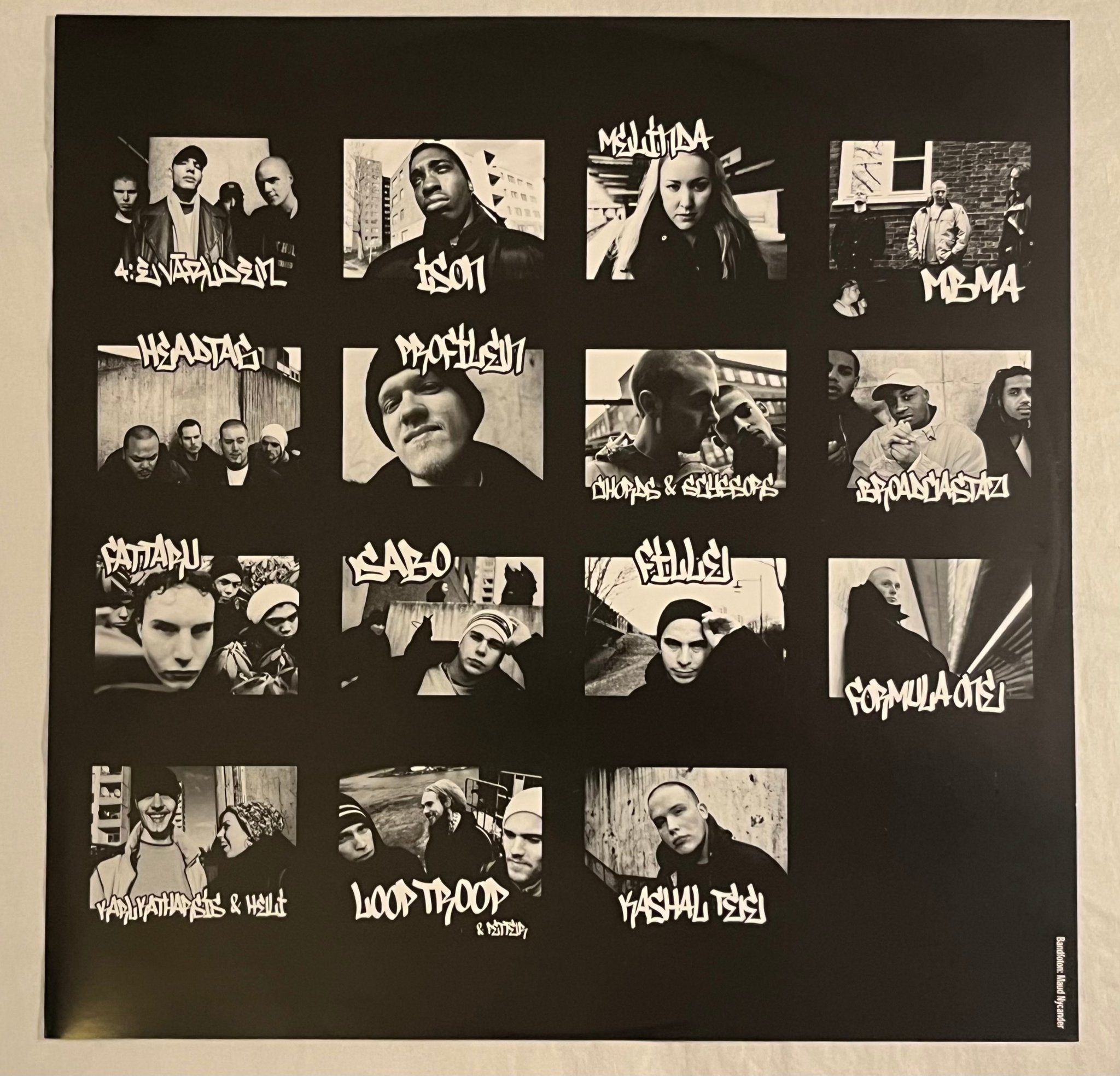 Omslagsbild för skivan VARIOUS Den Svenska Underjorden 2xLP 2000 Swe REDLINE 7243 8 493971 7 ** RARE **