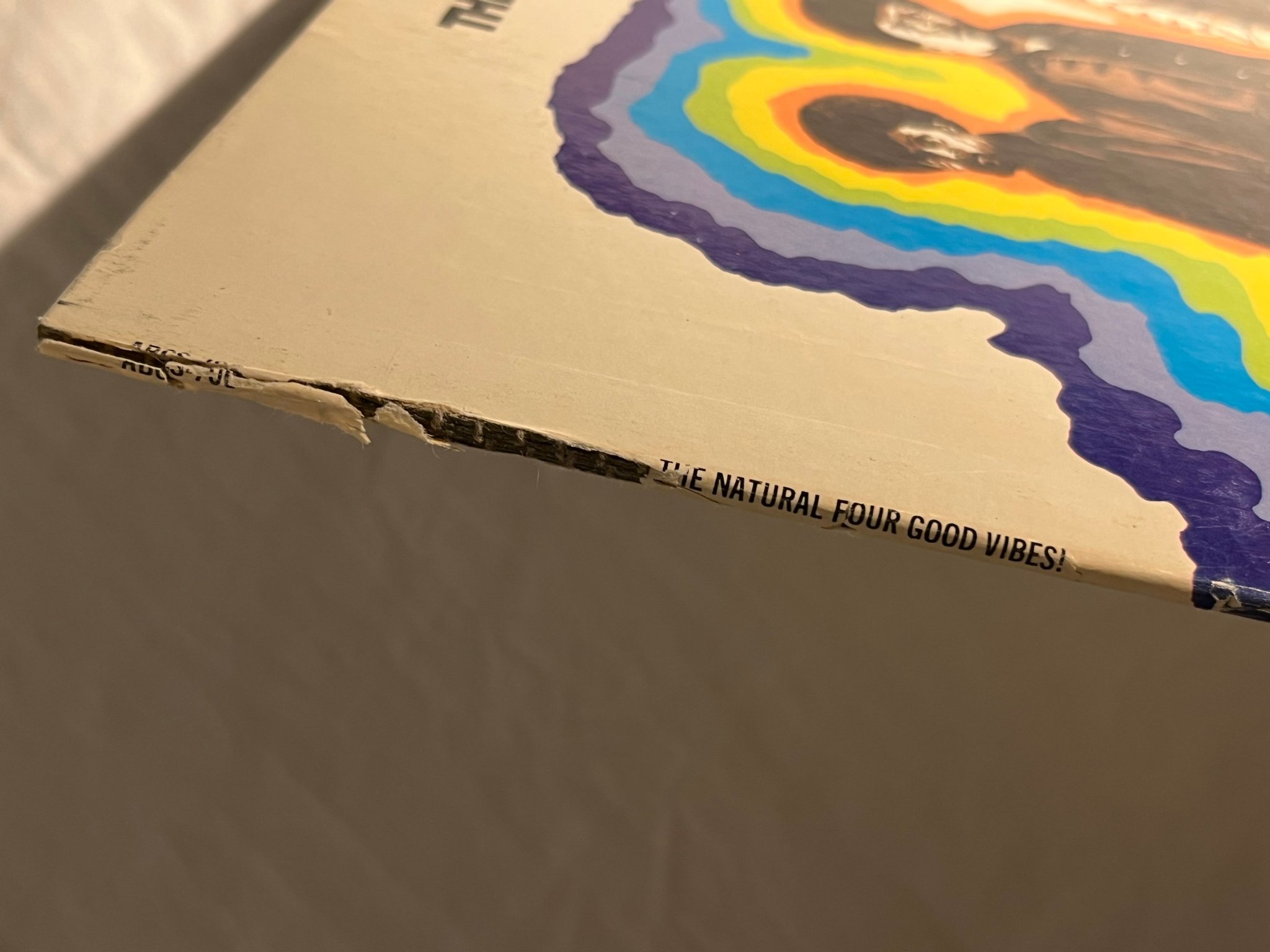 Omslagsbild för skivan THE NATURAL FOUR good vibes! LP -70 US ABC ABCS-706 *** VERY RARE SOUL ***